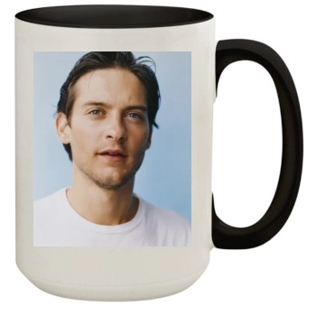 Tobey Maguire 15oz Colored Inner & Handle Mug