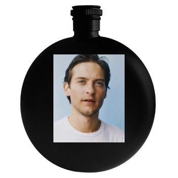 Tobey Maguire Round Flask