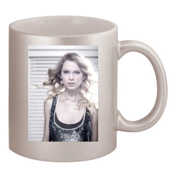 Taylor Swift 11oz Metallic Silver Mug