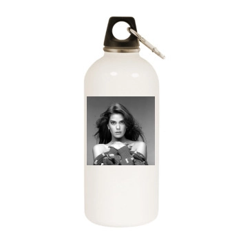 Teri Hatcher White Water Bottle With Carabiner