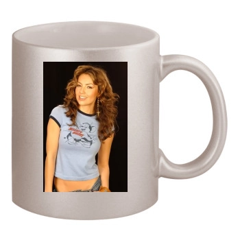 Thalia 11oz Metallic Silver Mug