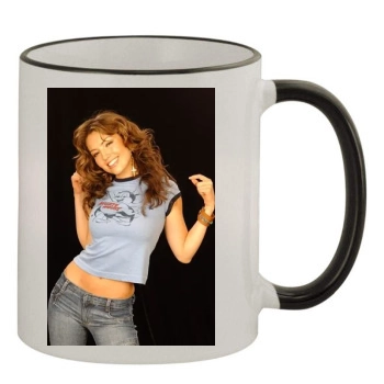 Thalia 11oz Colored Rim & Handle Mug