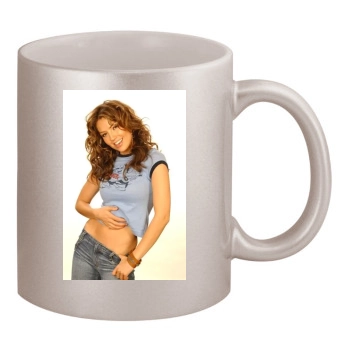 Thalia 11oz Metallic Silver Mug