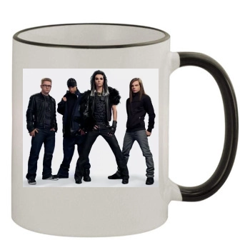 Tokio Hotel 11oz Colored Rim & Handle Mug