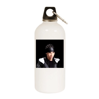 Tokio Hotel White Water Bottle With Carabiner