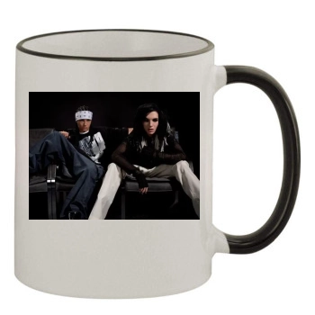 Tokio Hotel 11oz Colored Rim & Handle Mug