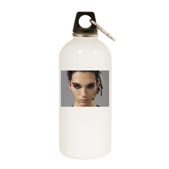 Tokio Hotel White Water Bottle With Carabiner