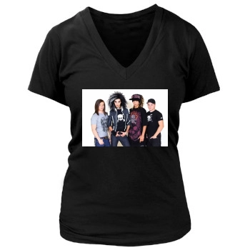 Tokio Hotel Women's Deep V-Neck TShirt