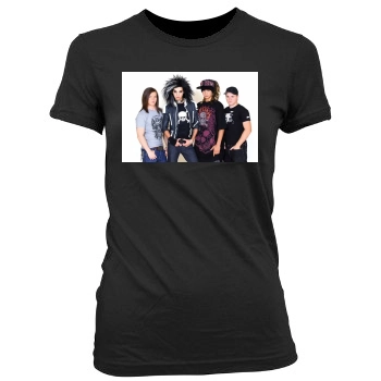 Tokio Hotel Women's Junior Cut Crewneck T-Shirt