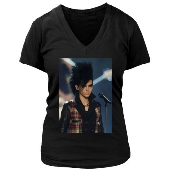 Tokio Hotel Women's Deep V-Neck TShirt