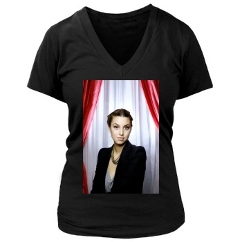 Whitney Port Women's Deep V-Neck TShirt