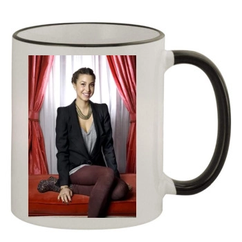 Whitney Port 11oz Colored Rim & Handle Mug