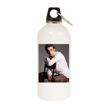 Hayden Christensen White Water Bottle With Carabiner