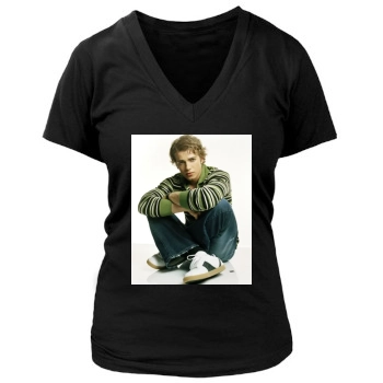 Hayden Christensen Women's Deep V-Neck TShirt