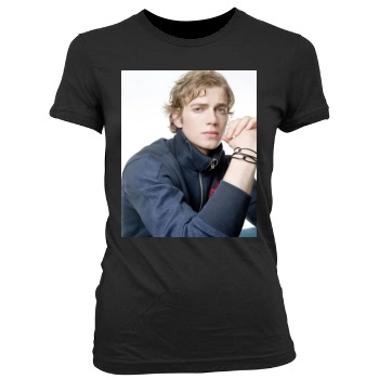 Hayden Christensen Women's Junior Cut Crewneck T-Shirt