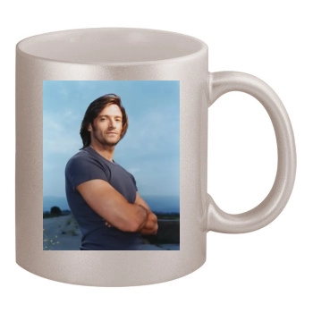 Hugh Jackman 11oz Metallic Silver Mug