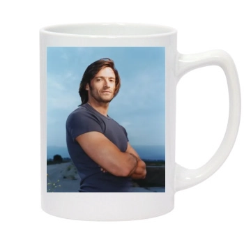 Hugh Jackman 14oz White Statesman Mug