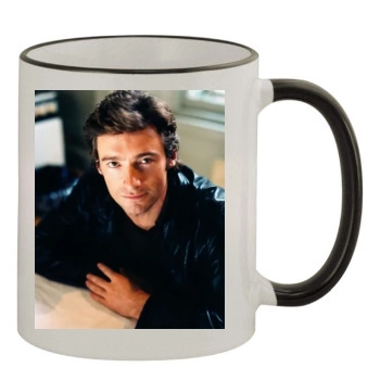 Hugh Jackman 11oz Colored Rim & Handle Mug