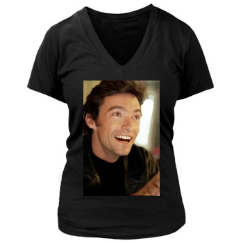 Hugh Jackman Women's Deep V-Neck TShirt