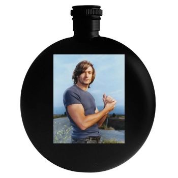 Hugh Jackman Round Flask