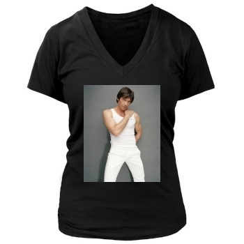 Hugh Jackman Women's Deep V-Neck TShirt