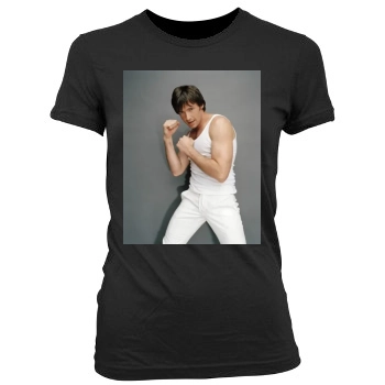 Hugh Jackman Women's Junior Cut Crewneck T-Shirt