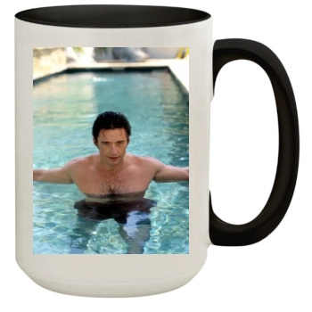 Hugh Jackman 15oz Colored Inner & Handle Mug