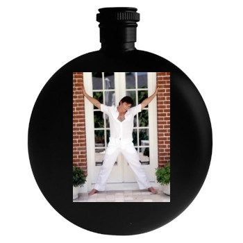 Hugh Jackman Round Flask