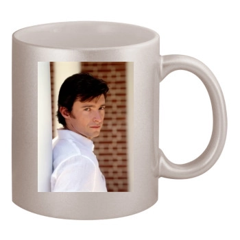 Hugh Jackman 11oz Metallic Silver Mug