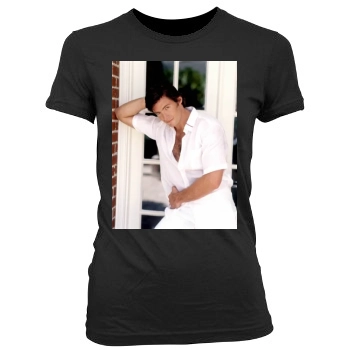 Hugh Jackman Women's Junior Cut Crewneck T-Shirt