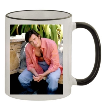 Hugh Jackman 11oz Colored Rim & Handle Mug