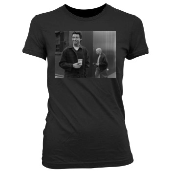 Hugh Jackman Women's Junior Cut Crewneck T-Shirt