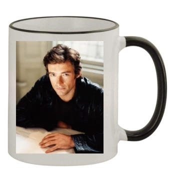 Hugh Jackman 11oz Colored Rim & Handle Mug