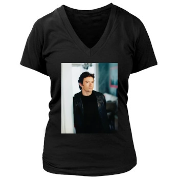 Hugh Jackman Women's Deep V-Neck TShirt