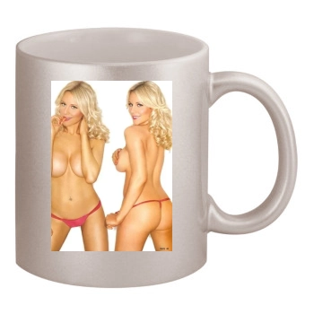 Abi Titmuss 11oz Metallic Silver Mug