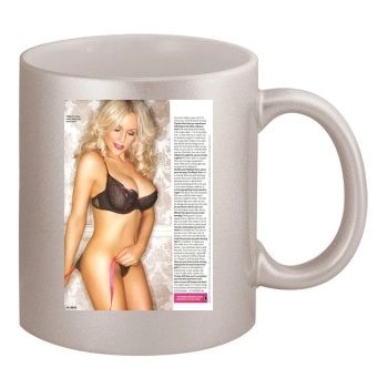 Abi Titmuss 11oz Metallic Silver Mug