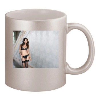 Adriana Lima 11oz Metallic Silver Mug