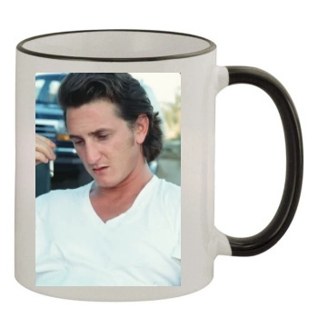 Sean Penn 11oz Colored Rim & Handle Mug