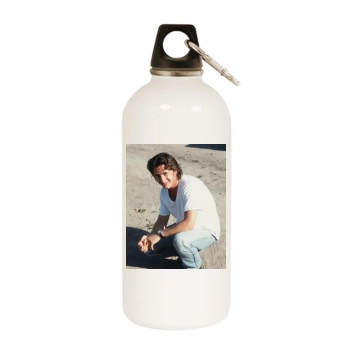 Sean Penn White Water Bottle With Carabiner