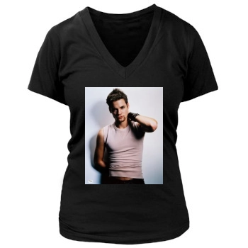 Shane West Women's Deep V-Neck TShirt