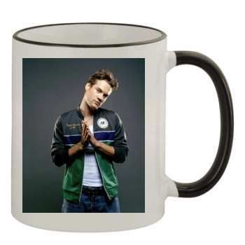 Shane West 11oz Colored Rim & Handle Mug