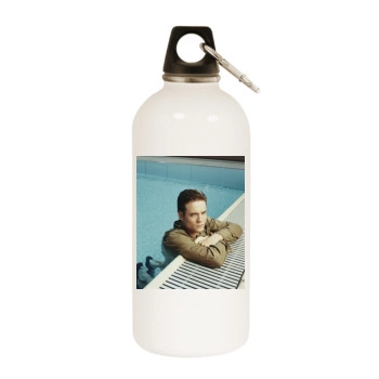 Shane West White Water Bottle With Carabiner