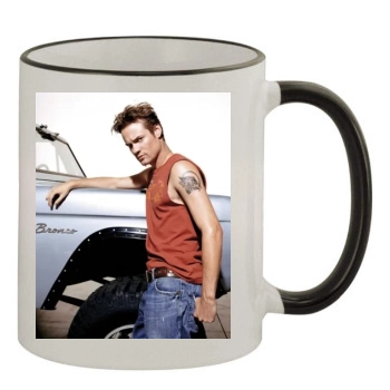 Shane West 11oz Colored Rim & Handle Mug