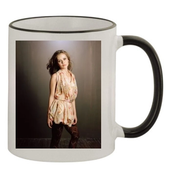 Alexis Dziena 11oz Colored Rim & Handle Mug