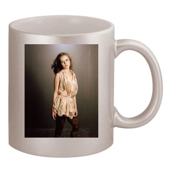 Alexis Dziena 11oz Metallic Silver Mug