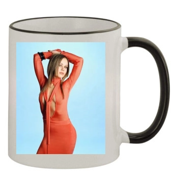 Alexis Dziena 11oz Colored Rim & Handle Mug