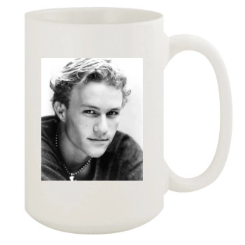 Heath Ledger 15oz White Mug