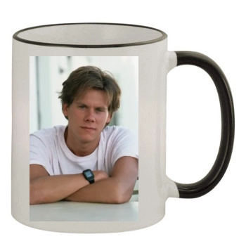 Kevin Bacon 11oz Colored Rim & Handle Mug