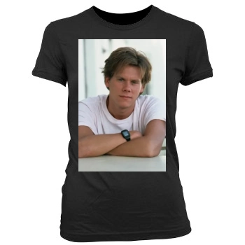 Kevin Bacon Women's Junior Cut Crewneck T-Shirt