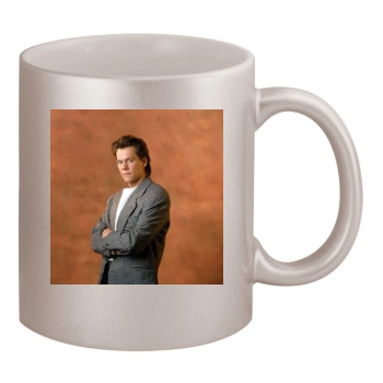 Kevin Bacon 11oz Metallic Silver Mug